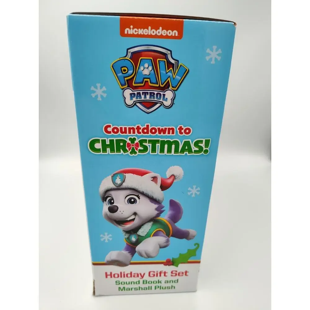 Nickelodeon Paw Patrol Ready Set‎ Snow Marshall Plush And Book Gift Set NEW
